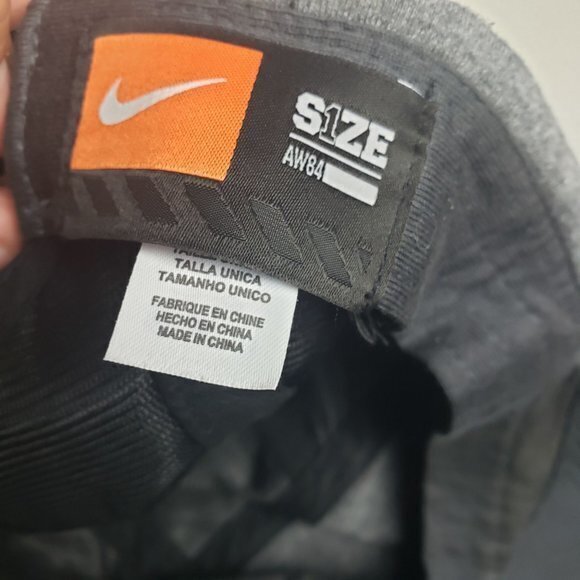 Nike Boise State Broncos Adjustable Gray 5 Panel Hat - Picture 5 of 9